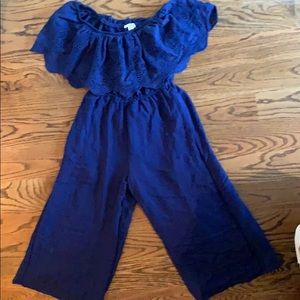 Miami Blue Off The Shoulder Romper